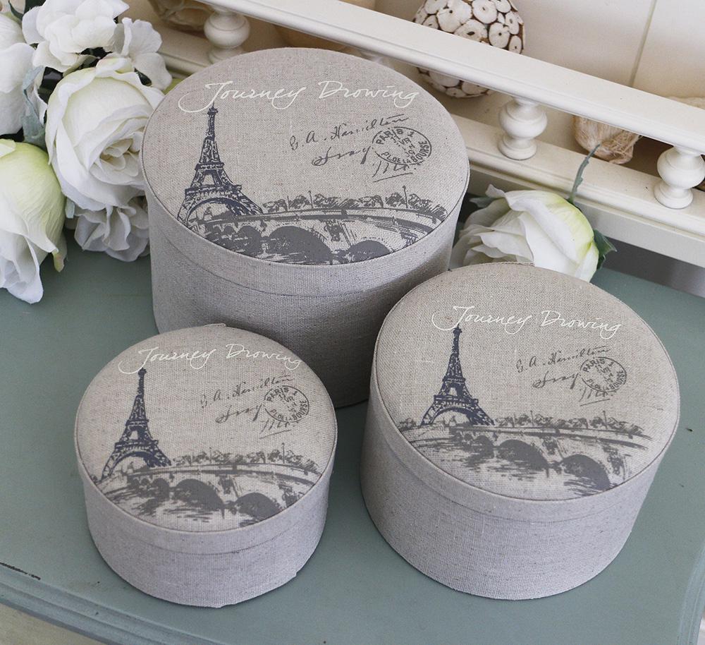 Набор шкатулок Гранд Презент круглые 3 шт. (GM09-J6032SML)