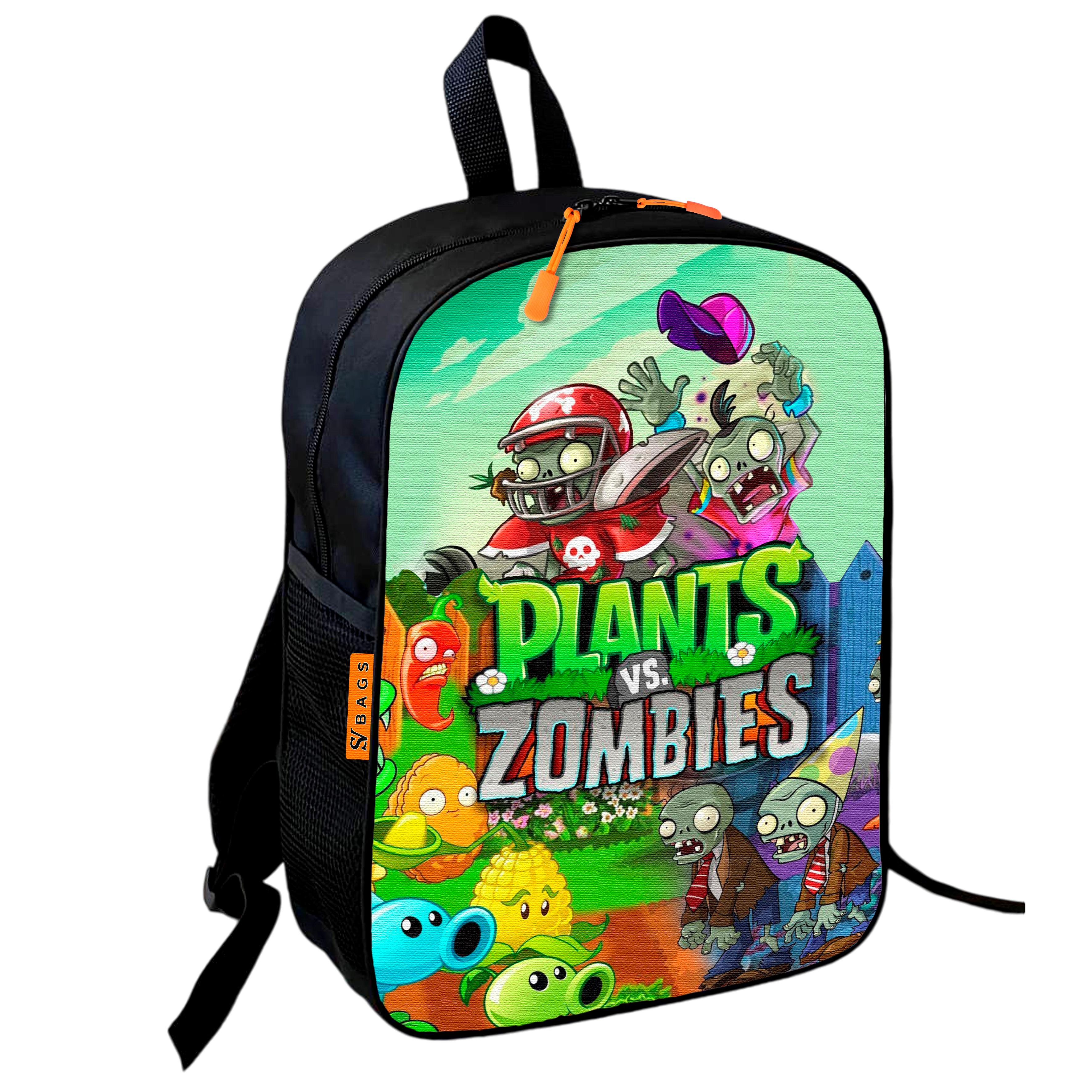 Школьный рюкзак детский Plants vs Zombies для мальчика 36х27 см (0625)