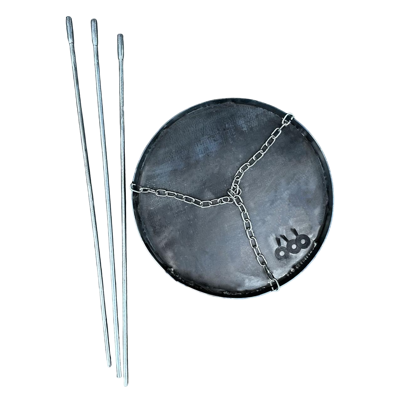 Підвіс для вогню Metalzavod до сковороди Фрея 40х40х70 см (PDVS-SD)