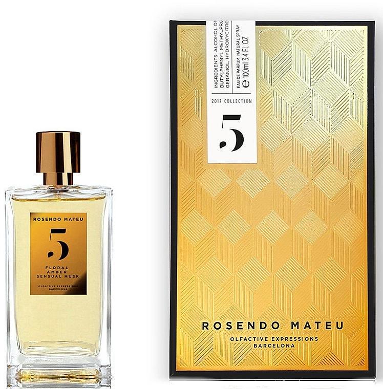 Парфюмированная вода унисекс Rosendo Mateu № 5 Floral, Amber, Sensual Musk 100 мл (382107)