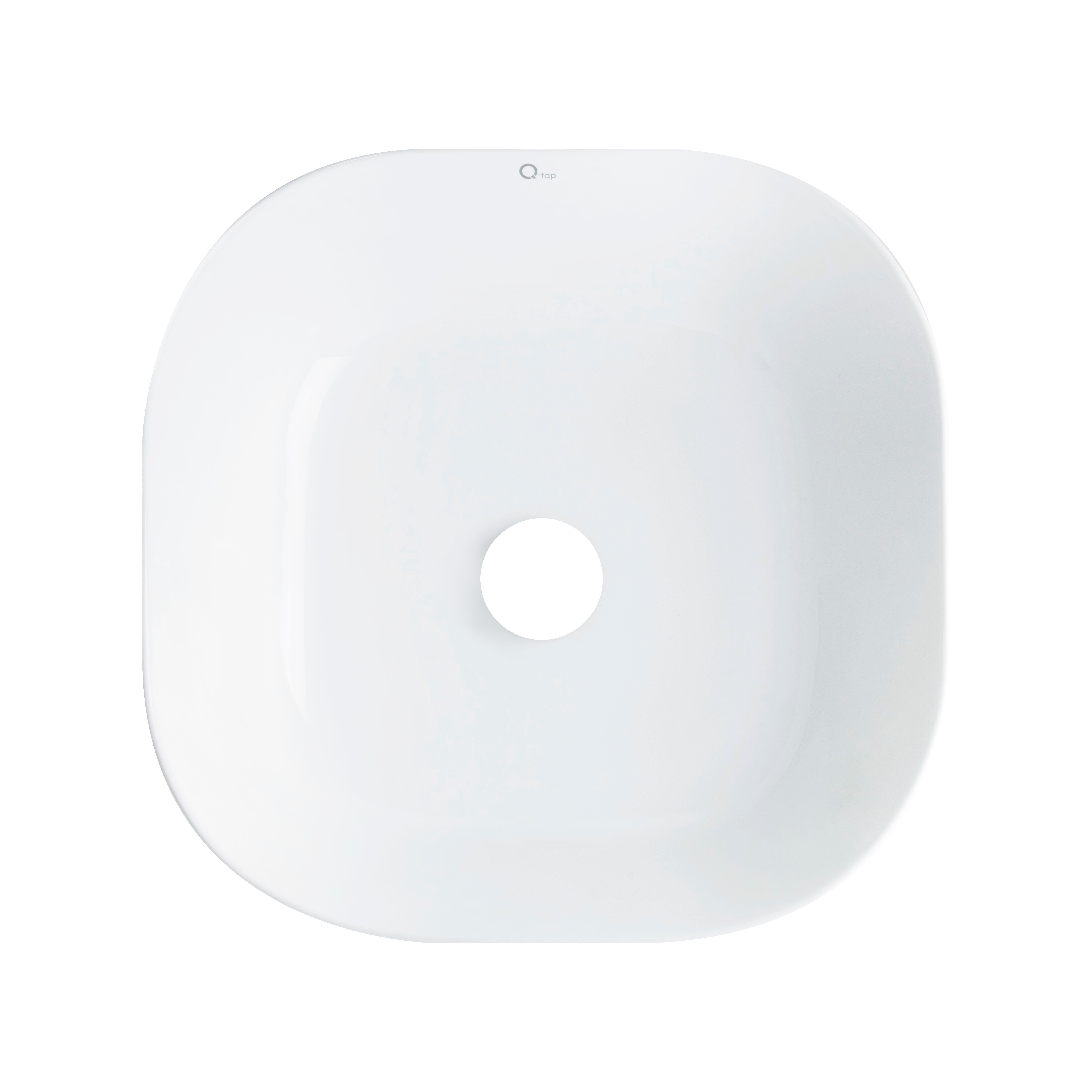 Раковина-чаша Qtap Kolibri QT1011K396WN 430х430х150 мм White (SD00053081)