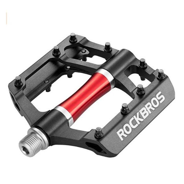Педали алюминиевые ROCKBROS 2020-12 C на промышленных подшипниках Черный (2856)