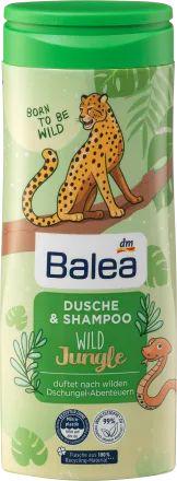 Гель для душу та шампунь дитячий Balea Wild Jungle 300 мл (14113)