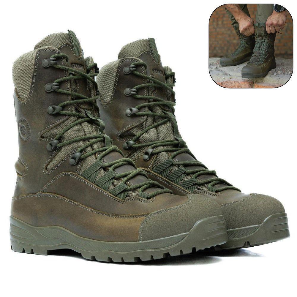 Берці туристичні Стимул Атаман р. 47 зима/посилені Оливковий - фото 2 Берці туристичні Стимул Атаман р. 47 зима/посилені Оливковий - фото 2