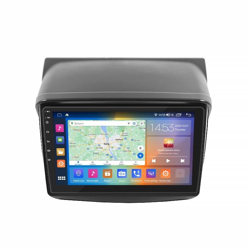 Автомагнитола штатная Lesko для Mitsubishi Challenger II рестайлинг 2013-2015 9" 4/64Gb CarPlay 4G Wi-Fi GPS