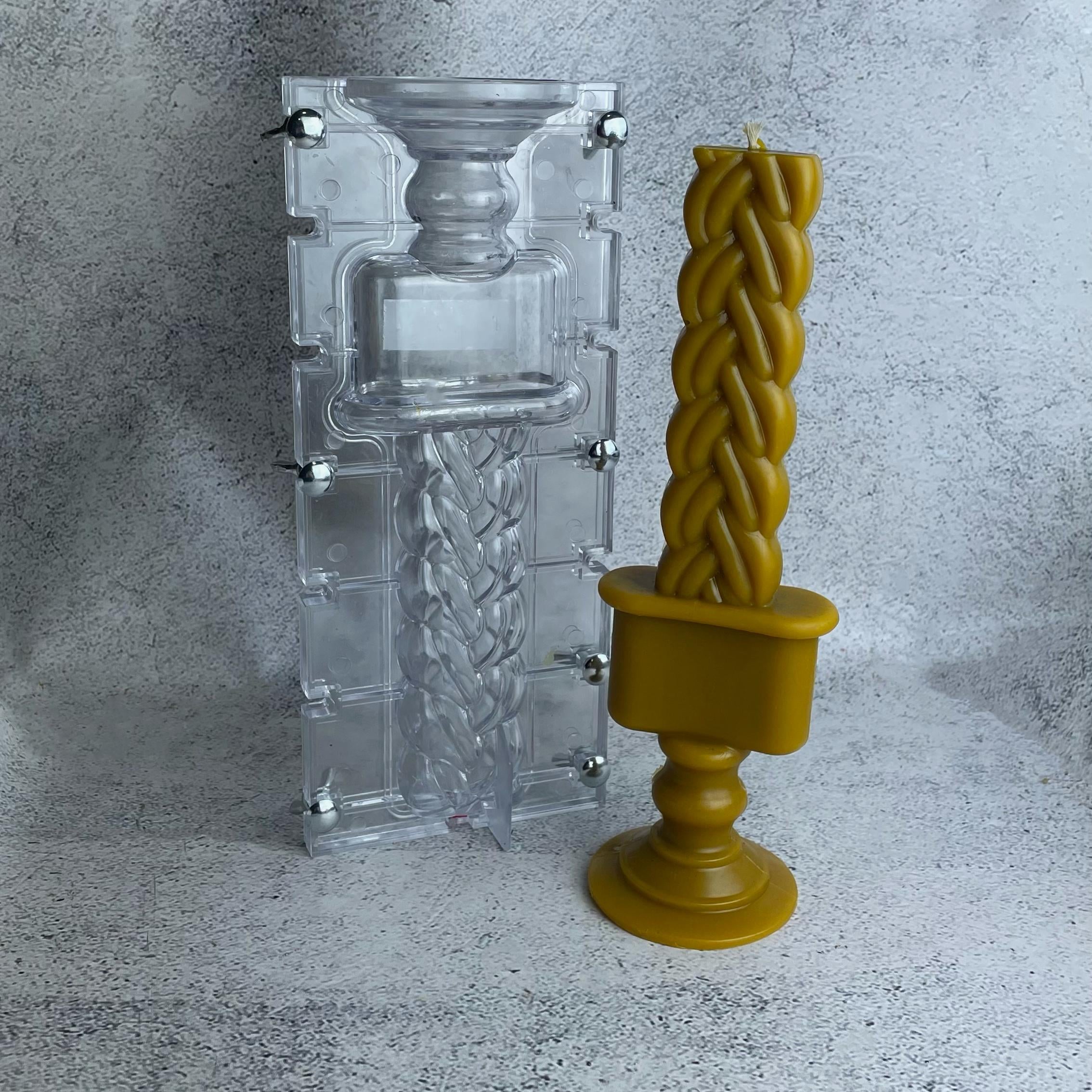 Форма для свічок Свічник кручений (1174)