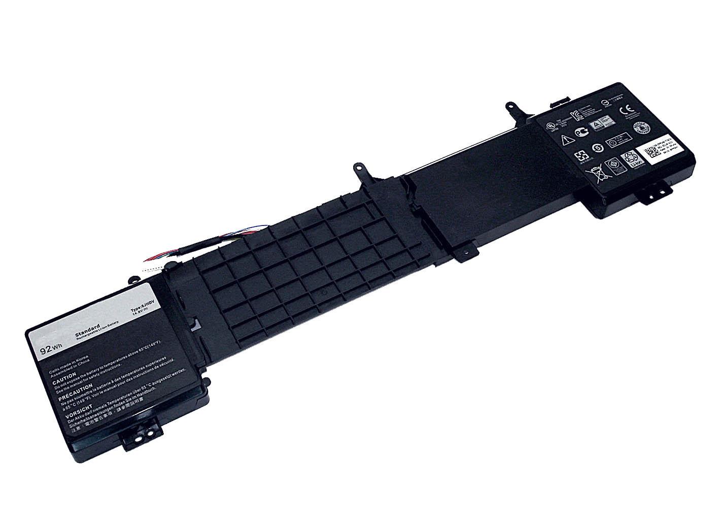 Аккумулятор для ноутбука Dell 6JHDV Alienware 17 R2 14,8 V 6200 mAh Black (074812) Аккумулятор для ноутбука Dell 6JHDV Alienware 17 R2 14,8 V 6200 mAh Black (074812)