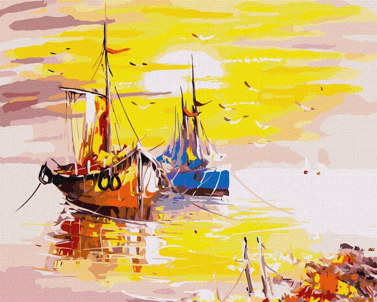 Картина по номерам Ideyka Путешествие на рассвете 40х50 см (2824286762)