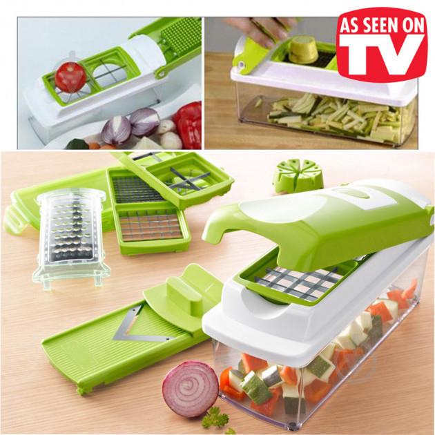 Овощерезка Nicer Dicer Plus Зеленый (258714) - фото 3