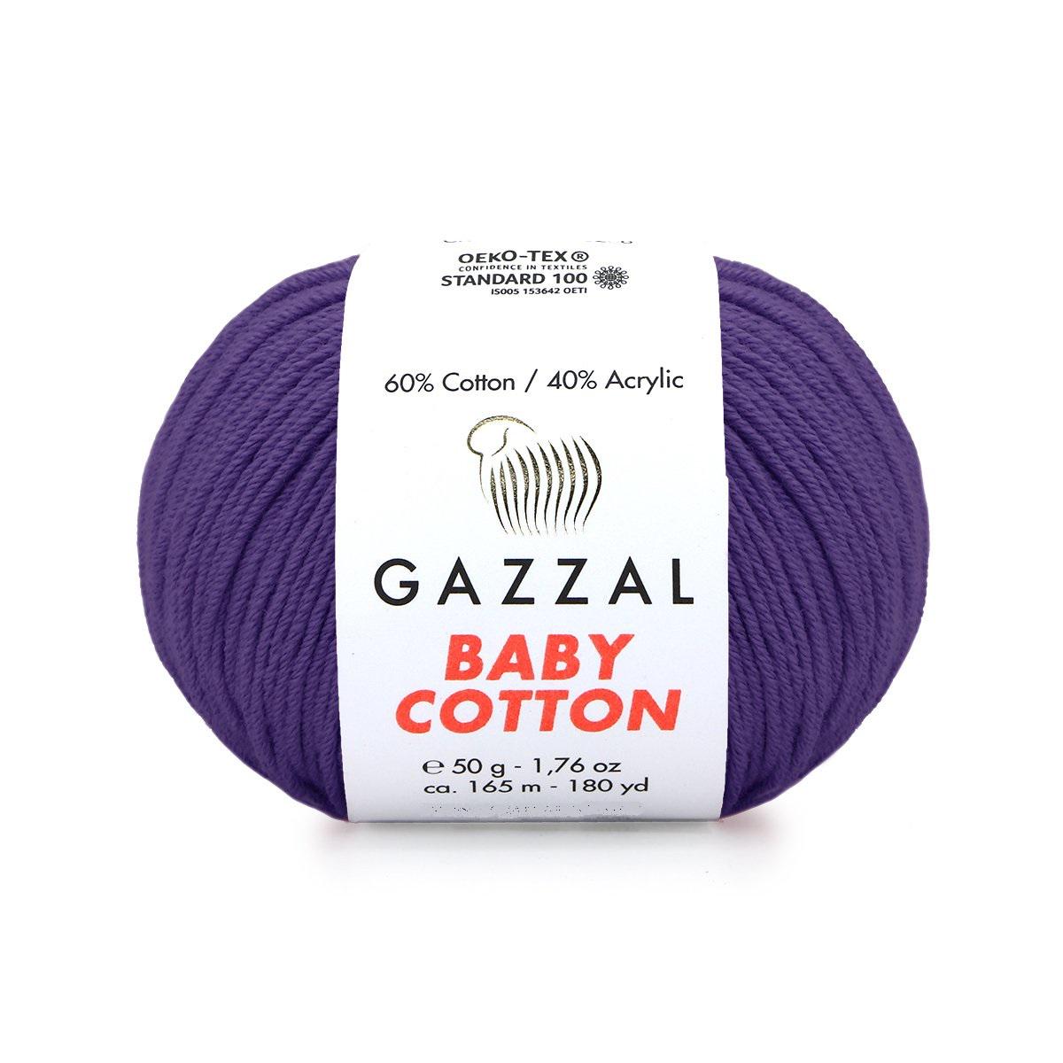 Пряжа Gazzal BabyCotton 3440