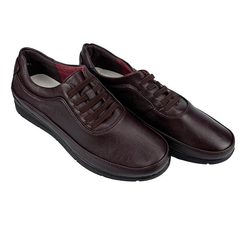 Мокасины женские кожаные батали 2077-9 p. 42 26,5 см Бордовый