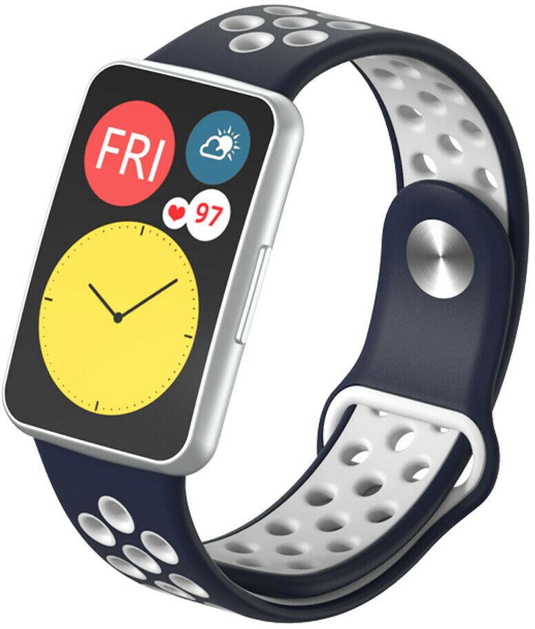 Ремешок Sport для Huawei Watch Fit Blue White (21209-62)
