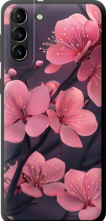 Чехол на Samsung Galaxy S21 Plus Пурпурная сакура (6075b-2115-42517)