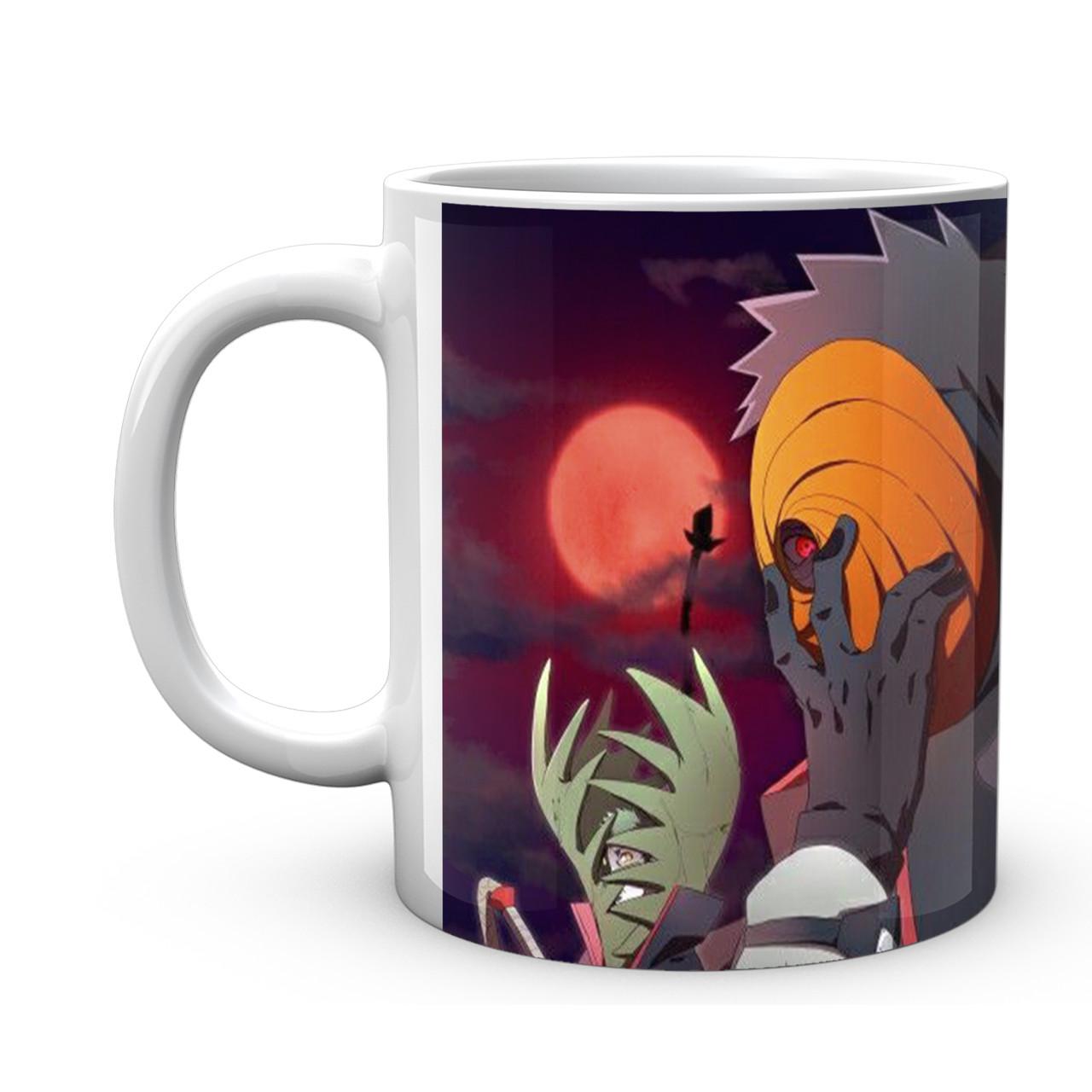 Чашка Gee! Наруто Обито и Итачи Белый NA.02.322