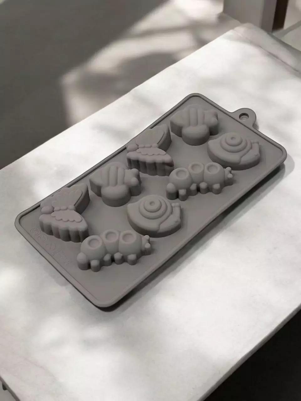 Форма для випічки та заморожування Laska силіконова 19х10 см Сірий (2146SP) - фото 2