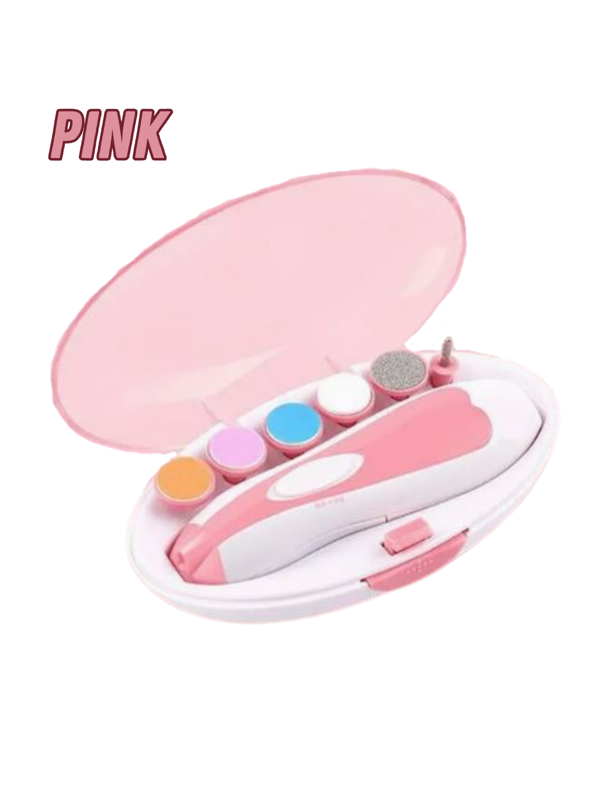Манікюрний набір для дітей NAIL TRIMMER XL-667 тример для нігтів/полірувальник Рожевий - фото 6 Манікюрний набір для дітей NAIL TRIMMER XL-667 тример для нігтів/полірувальник Рожевий - фото 6