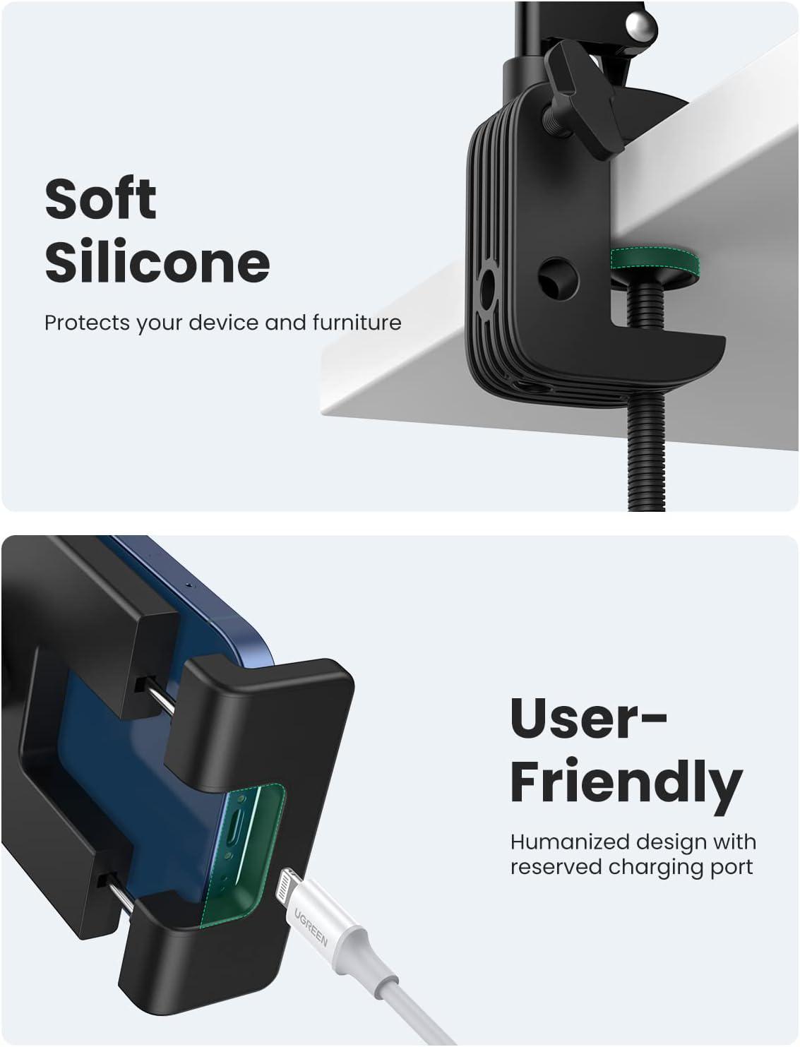 Штатив для телефона UGREEN LP142 Black (50394) - фото 8 Штатив для телефона UGREEN LP142 Black (50394) - фото 8