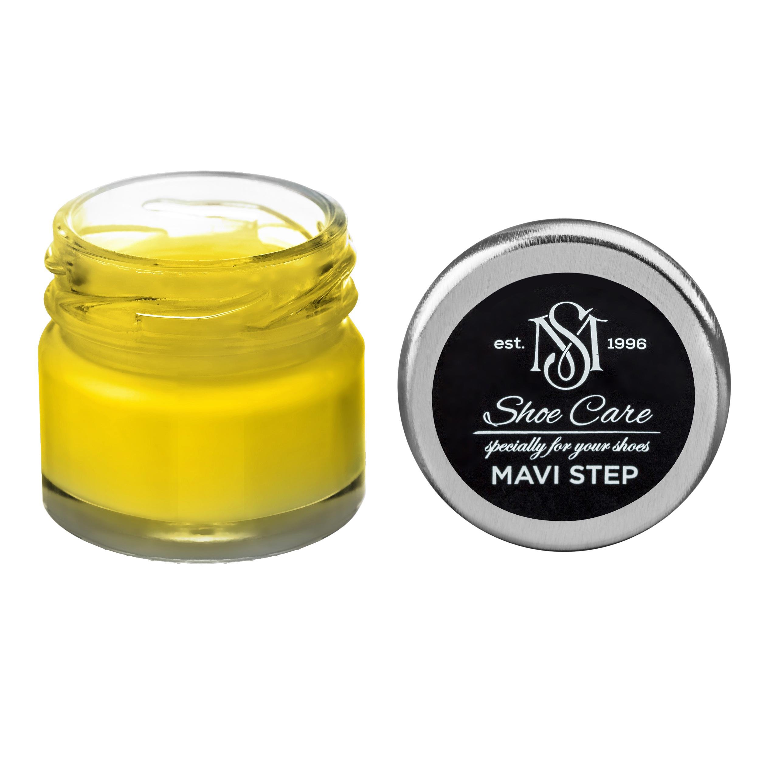 Краска-бальзам для замши и нубука MAVI STEP Multi Oil Balm 25 мл Лимонный (E07/131/025)