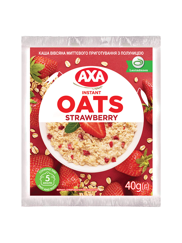 Каша швидкого приготування АХА з полуницею (927342)