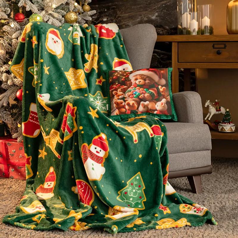 Плед флісовий Love You Зелений казка 150x200 см (9117)