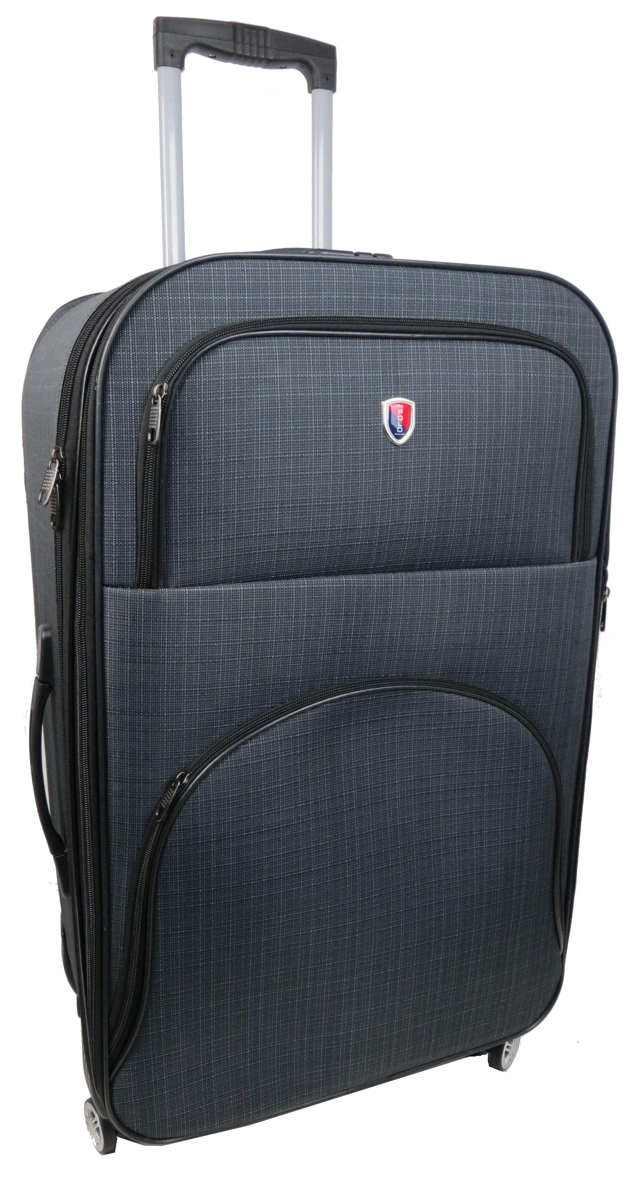 Валіза текстильна Gedox велика 100 л Темно-сірий (1010.01 large grey)