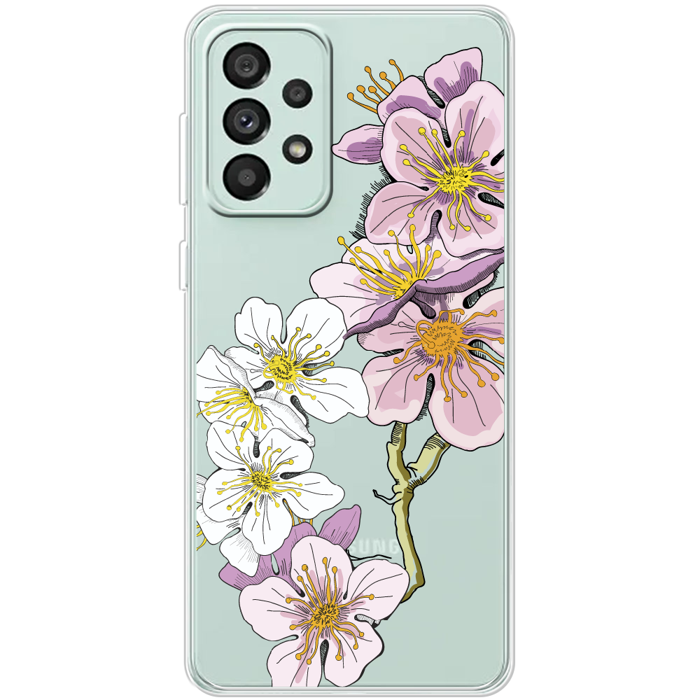 Чехол BoxFace Samsung Galaxy A33 5G (A336) Cherry Blossom Прозрачный силикон (44140-cc4-44140)
