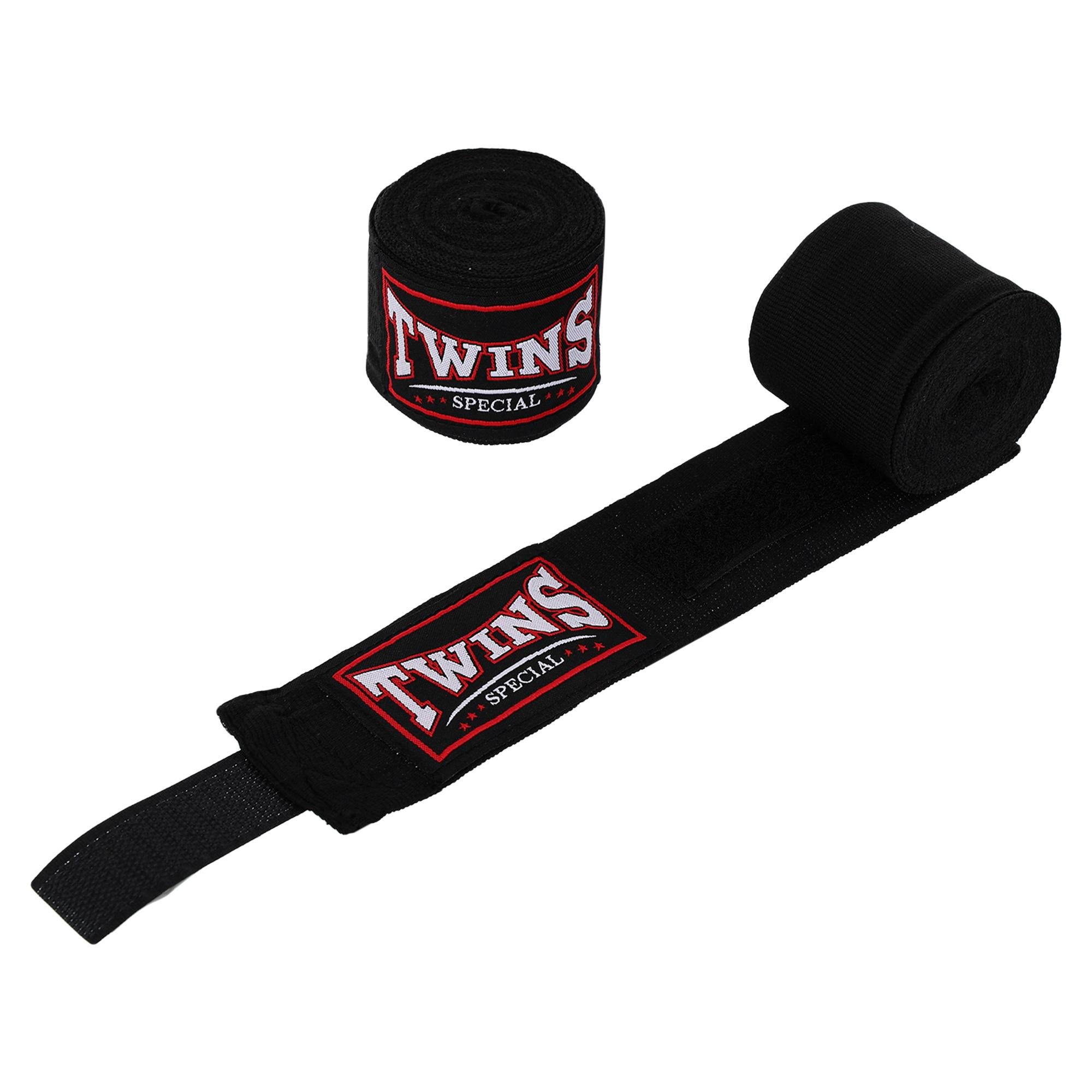 Бинты боксерские Twins BO-7976 5 м пара Черный (6936116104458)