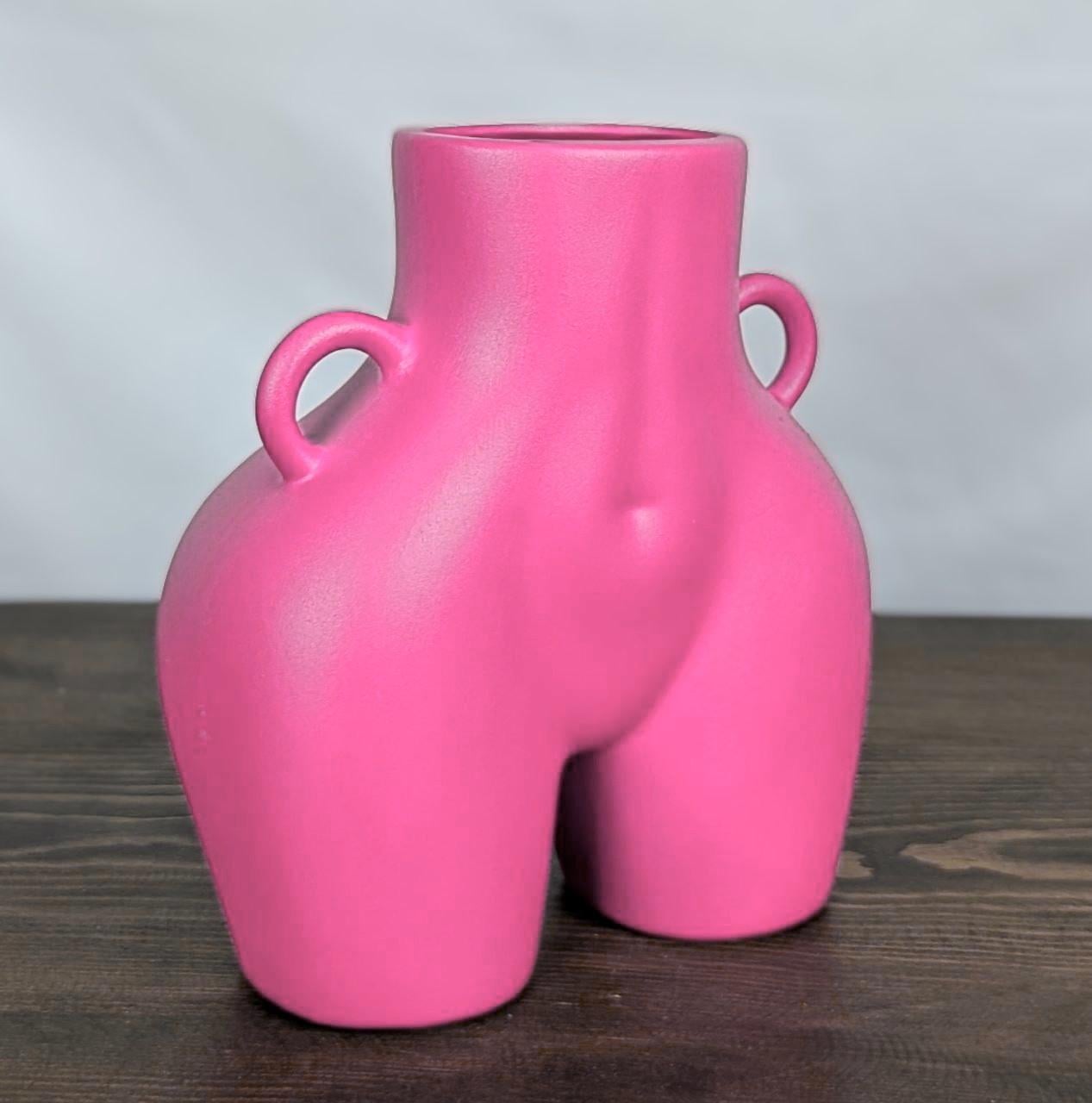 Ваза Nana Ceramics Ким Муар 25 см Розовый