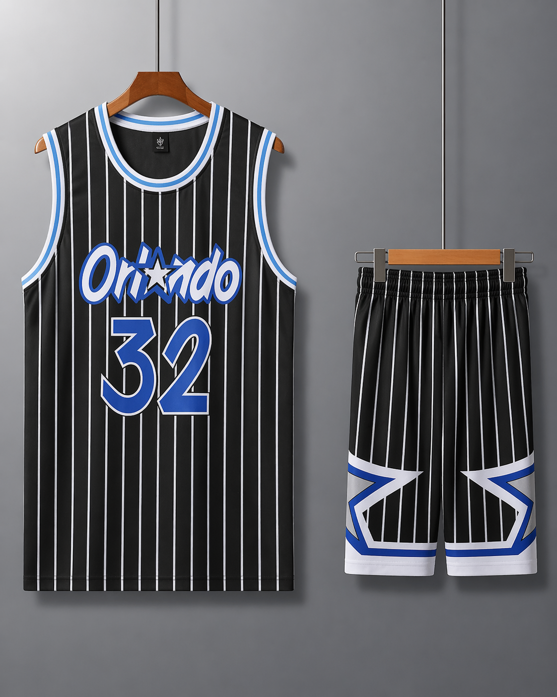 Форма баскетбольная детская NBA клуб Orlando Magic 32 BA-9827 L 135-145 см Черно-белый (31105353)
