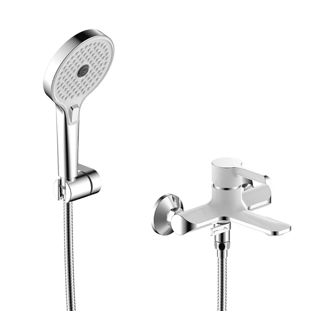 Смеситель для ванны Gappo G3203-8 Белый/Хром