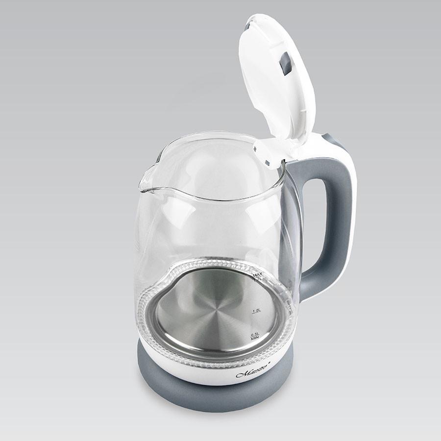 Электрочайник Maestro Mr-056 1 л Прозрачный/Серый