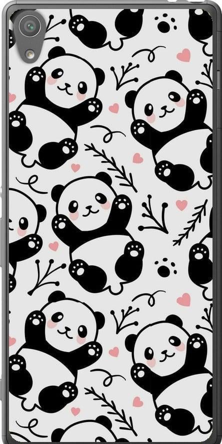 Чехол на Sony Xperia XA F3112 Панды (4318t-399-42517)