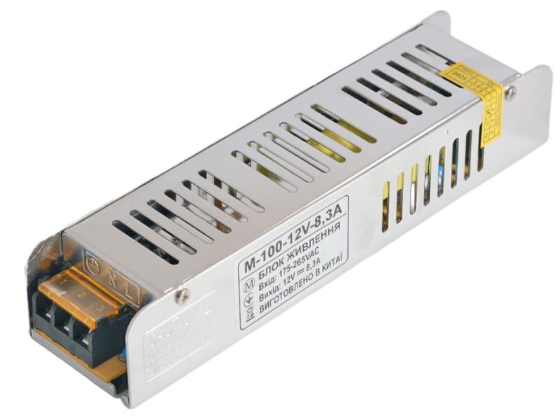 Блок питания Slim and Long 12 В 100 Вт IP20 (2233)