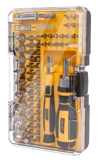 Набiр iнструментiв Deli Tols EDL3565 65 пр. (2591125101)