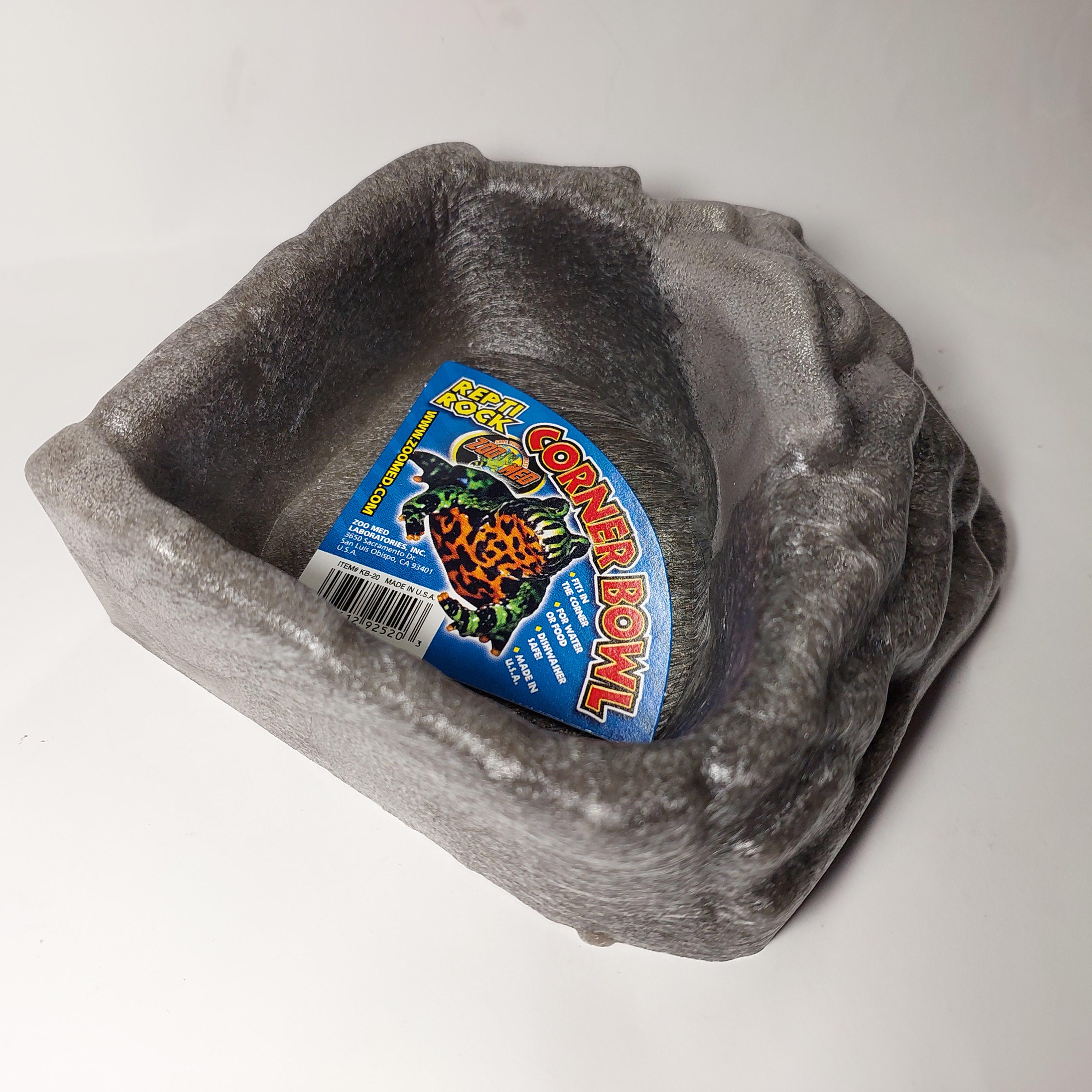 Напувалка-годівниця Zoo Med Repti Rock Water Dish для рептилій Сірий - фото 9