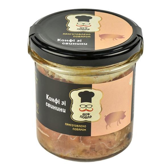 Конфі зі свинини Шеф-повар 320 г (4820259590123)