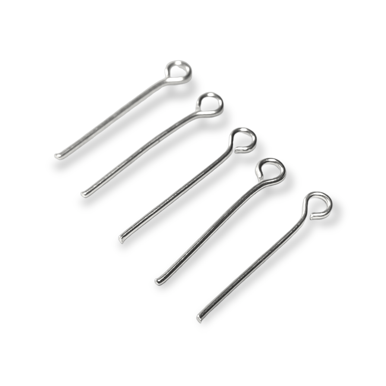 Шпильки Піни з петелькою 26х0,7 мм 200 шт. 19,5 г Сріблястий (ПІ0026п00)