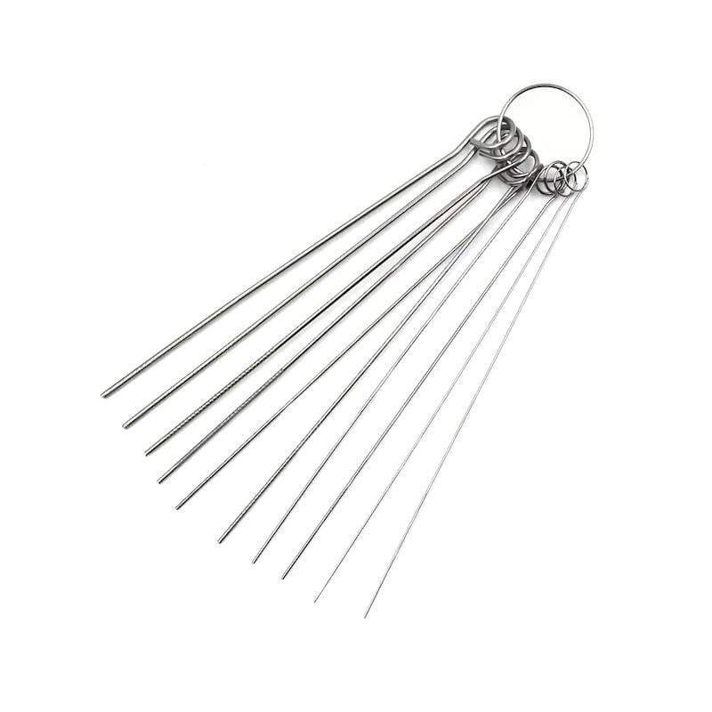 Набор инструментов для чистки отверстий душевой воронки 10 шт. Серебристый (2743174690) Набор инструментов для чистки отверстий душевой воронки 10 шт. Серебристый (2743174690)