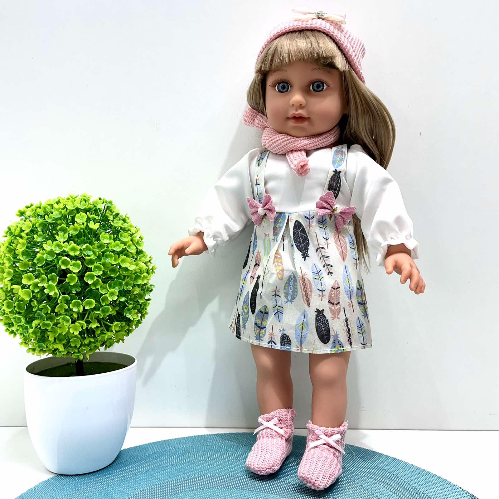 Кукла мягконабивная Злата со звуковыми эффектами 35 стихов 40 см (M 5975 I UA)