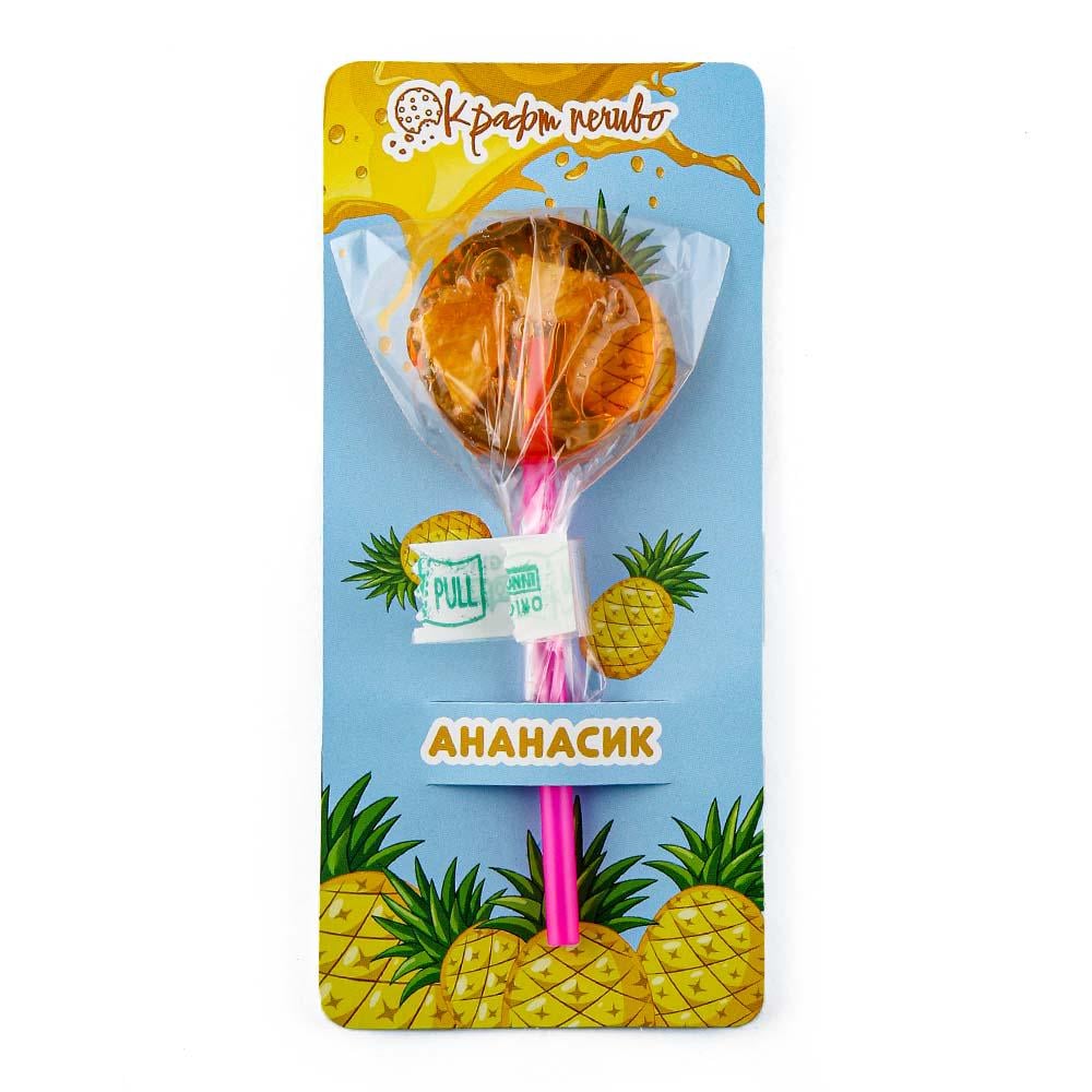 Леденец на палочке Крафт Печиво Ананас с сахаром