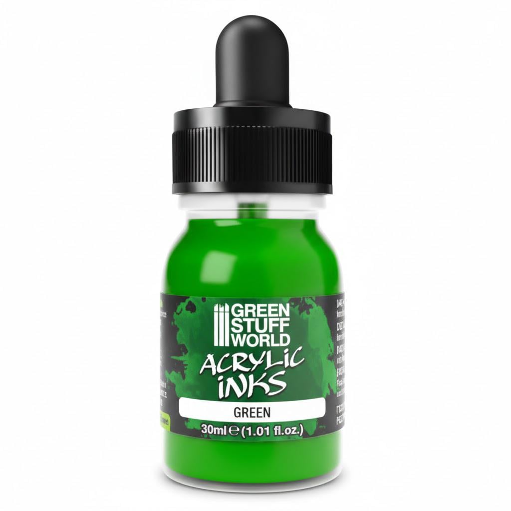 Туш акрилова GSW Acrylic lnks Opaque 30 мл GREEN (2829059164)