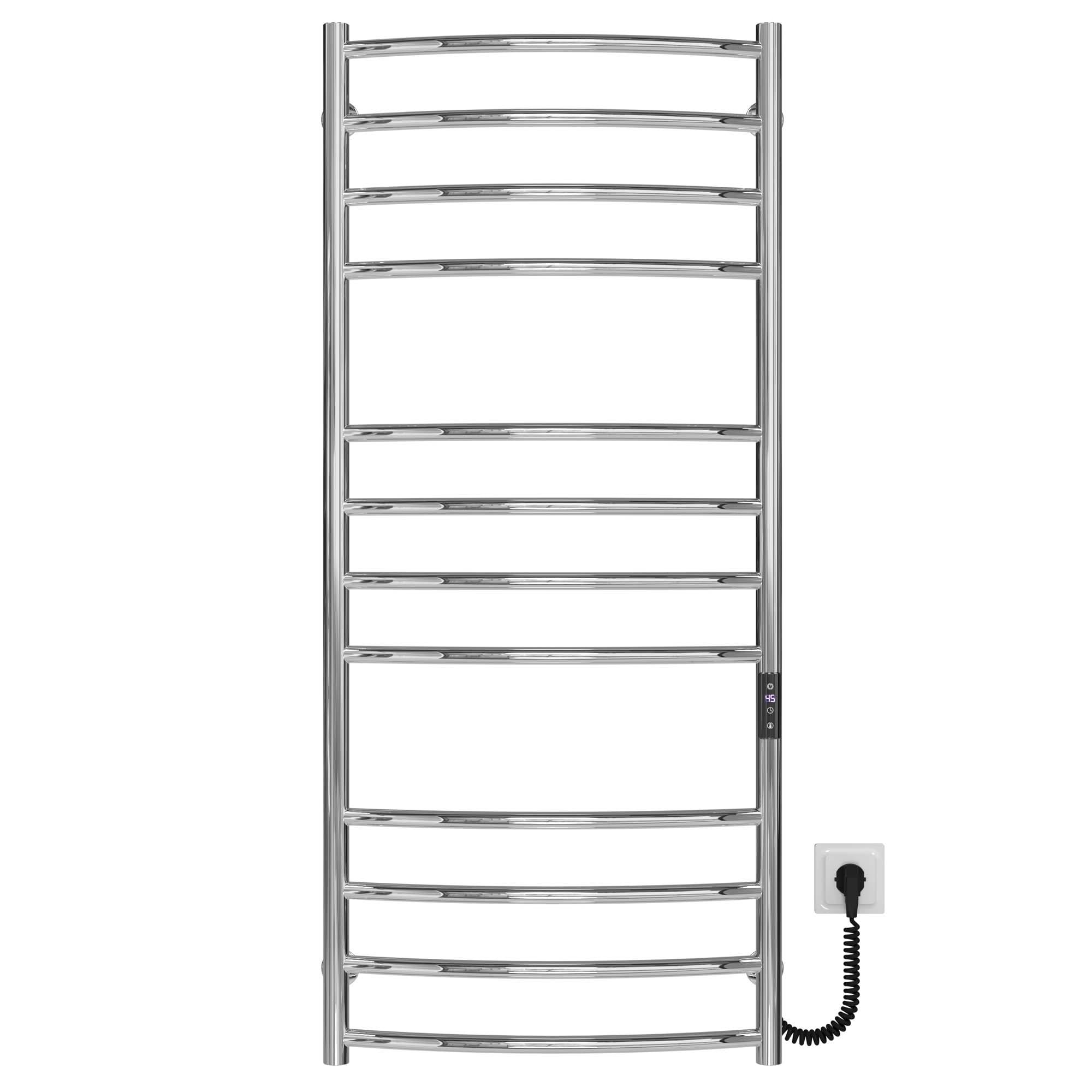 Полотенцесушитель электрический Deffi Классик Элит П12 JD03 правое подключение нержавеющая сталь 600х1200 мм Хром (C.KE.120.60.12.E.C.R.1)