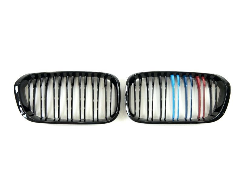 Решетка радиатора GBT для BMW 1 M-Look F20/21 2011-2019 гг. пластик Черный (27669398)