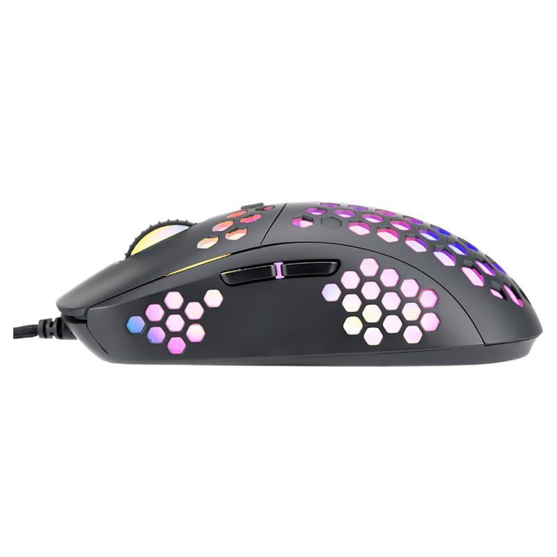 Компьютерная мышка игровая Marvo Wired Programmable Gaming Mouse G961 с RGB-подсветкой Черный (22562480) - фото 6