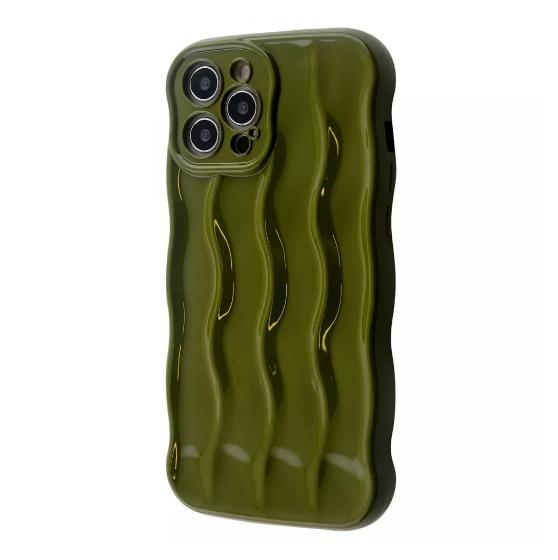 Чехол-накладка для телефона WAVE Lines Case - iPhone 12 Pro Max army green (471130040)