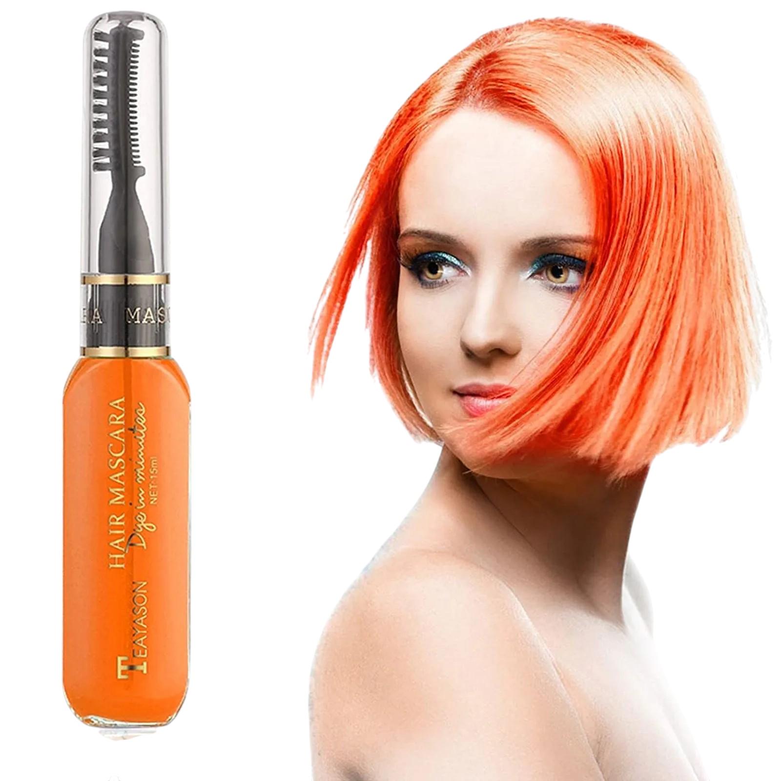 Фарба для волосся тимчасова що змивається Помаранчевий - фото 3 Фарба для волосся тимчасова що змивається Помаранчевий - фото 3