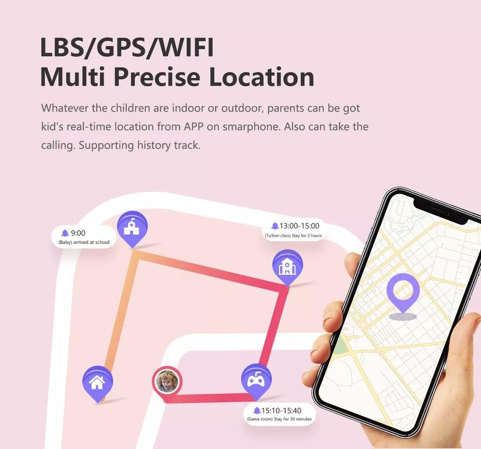 Смарт-годинник дитячий Lemfo LT21 GPS відеодзвінком 4G Зелений (26389310) - фото 8 Смарт-годинник дитячий Lemfo LT21 GPS відеодзвінком 4G Зелений (26389310) - фото 8