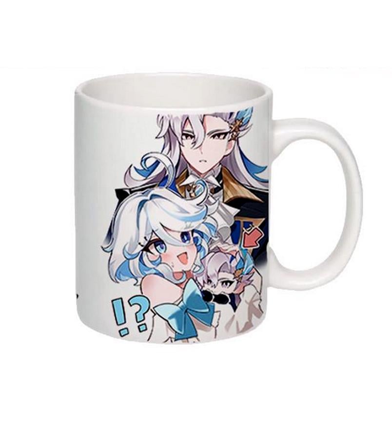 Чашка Геншин импакт Genshin Impact Белый (z1435)