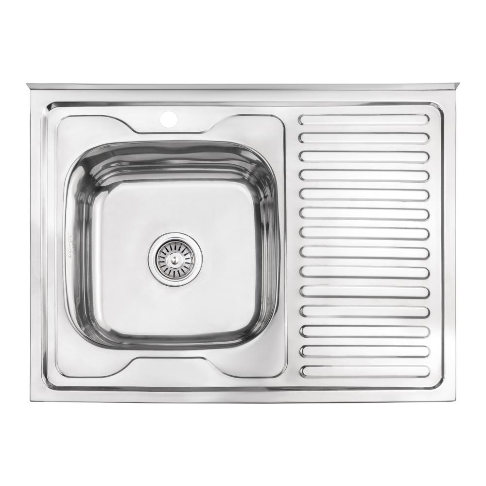 Кухонна мийка Lidz 6080-L 0,6 мм Polish (LIDZ6080LPOL06) Кухонна мийка Lidz 6080-L 0,6 мм Polish (LIDZ6080LPOL06)