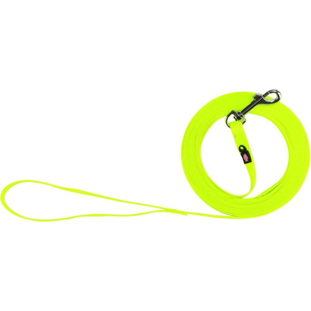 Поводок для собак Trixie M-L 10 м х 13 мм Неоново-желтый (20727 Trixie)